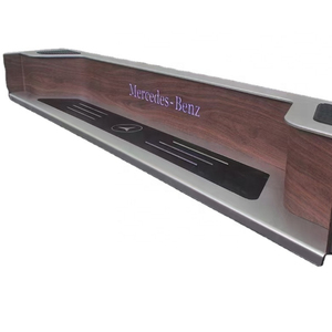 Kits Interiores de Aleación de Aluminio para Mercedes-Benz Clase V VITO <span class=keywords><strong>W447</strong></span>, Pedal Personalizable, Moldura de Nylon, Decoración de Caoba, Texto Iluminado, Cuatro Puertas - Product Image 1