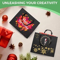Sac cadeau en papier kraft noir mat avec logo personnalisé, sac de shopping de luxe pour la vente au détail