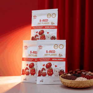 Cereales Instantáneos <span class=keywords><strong>de</strong></span> <span class=keywords><strong>Avena</strong></span> Roja con <span class=keywords><strong>5</strong></span> Granos Rojos, Alto en Fibra, con Dátiles Rojos <span class=keywords><strong>para</strong></span> Niños, Bebés, Adultos y Familias, Saludable - Product Image 4