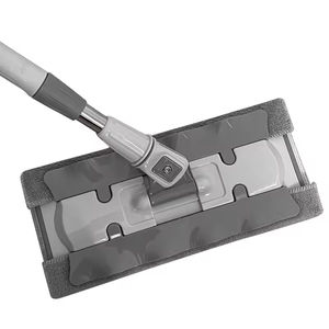 ไม้ถูพื้นไมโครไฟเบอร์แบบแห้งและเปียกสำหรับพื้นไม้ถูพื้นผ้าไมโครไฟเบอร์แบบแบนใช้ซ้ำได้4ชิ้น - Product Image 3