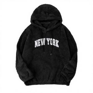 Promotion Exceptionnelle : Blouson Décontracté Tricoté de Haute Qualité pour Homme avec Broderie Lettres, en Polyester et Spandex, Capuche à Cordon - Product Image 3