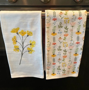 Asciugamani da cucina asciugamani da tè in cotone <span class=keywords><strong>con</strong></span> <span class=keywords><strong>fiori</strong></span> decorazioni per la fattoria asciugamano per sacco di farina - Product Image 6