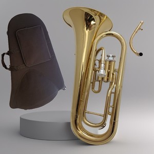 Nouveau modèle Marching Bass <span class=keywords><strong>Tuba</strong></span> Bell Extension en Low B Key <span class=keywords><strong>Instrument</strong></span> en <span class=keywords><strong>cuivre</strong></span> à trois touches pour les joueurs débutants Évaluation des performances - Product Image 1