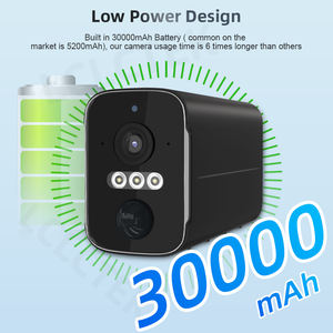 كاميرا أمن LCLCTEK تعمل ببطارية لاسلكية واي فاي كاميرا 4 ميجابكسل بألوان كاملة للإضاءة الكاشفة واي فاي IP66 كاميرا cctv لاسلكية خارجية - Product Image 3