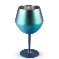 cadeau de fête 414ml gobelet amovible Double paroi 304 acier inoxydable isolé sous vide mariage Champagne rouge vin verre tasse