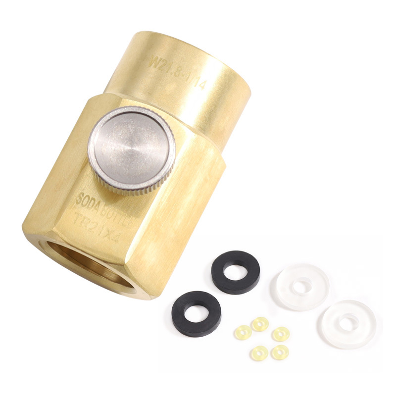 Tnfeeon CO2 W21.8 Storage Tank, CGA-200 MC Accessories Adapter - copertina