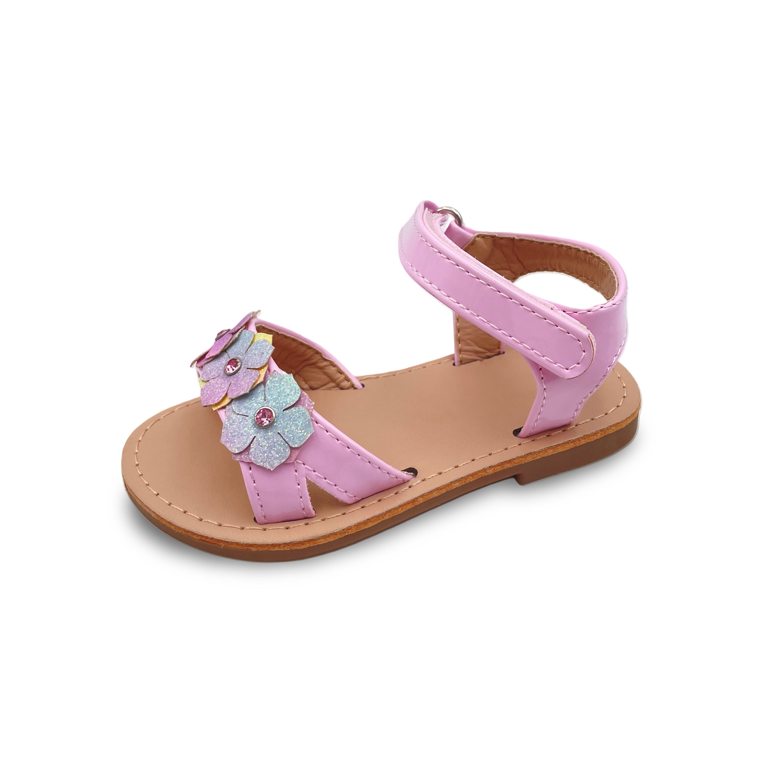 Wholesale Girls Sandals Brown Quality Shoes for Toddlers