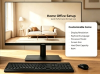 PC Tour 8L Xinchuang Zhaoxin KX-U6780A Haute Sécurité, 8 Cœurs 2.7GHz, 16Go RAM, SSD NVMe 512Go, avec Moniteur 23.8'' pour le Secteur Public et les Bureaux d'Entreprises