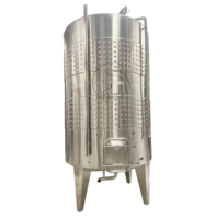 Cuve de fermentation de vin rouge de type plaque Mile Style en acier inoxydable, taille personnalisée