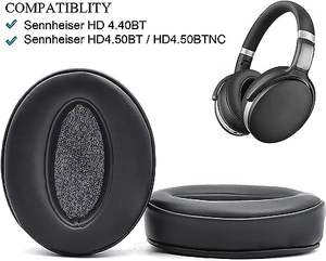 Coussinets d'oreille de remplacement Defean compatibles avec les casques Sennheiser HD4.20S HD458BT HD450 HD450BT <span class=keywords><strong>HD400S</strong></span> HD350BT - Product Image 5