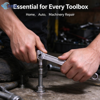 Ensemble de 14 outils à main pour mécanicien automobile, jeu de douilles CR-V de 1/4, 3/8, 1/2 pouce, poignée à cliquet réversible, boîte à outils multi-réparation