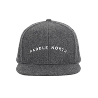 Gorras Snapback de 6 Paneles, Estructuradas, de Fieltro de Lana, con Bordado Plano y Logotipo Personalizado, 163 Colores, Venta al Por Mayor, OEM, ODM, Gorras al Por Mayor