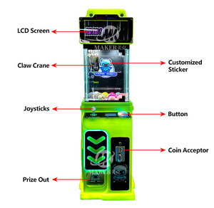 メーカー最新工場卸売ミニクレーンゲーム機コイン式ミニクレーンゲーム機ミニ人形販売機 - Product Image 5