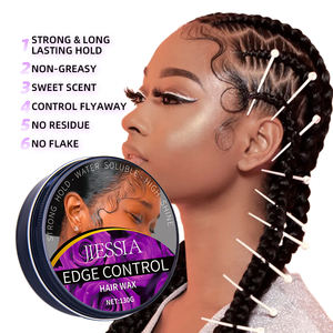 Precio de fábrica Productos de fijación fuerte Fabricante Cuidado natural Cera Africana Venta al por mayor Pomada Jiessia Gel para peinar el cabello para hombres - Product Image 5