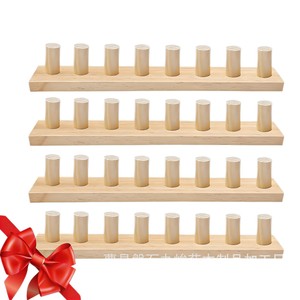 Marco de madera DIY para máquina de tejer, herramienta artesanal de madera lisa hecha a mano para hacer mantas y bufandas - Product Image 5