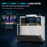 Mesin Printer 3D Logam 420x420x450mm SLM Selective Laser Melting 500W Fiber Laser untuk Industri