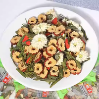 Haute qualité huit trésors Goji Berry chrysanthème infusé Longjing thé célèbre chinois à base de plantes thé en vrac approvisionnement direct d'usine
