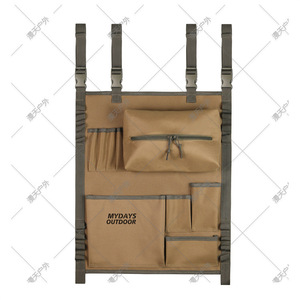 Bolsa de almacenamiento colgante para exteriores Mydays, organizador multifuncional impermeable para viajes y camping con bolsillos con cremallera para coche y exteriores - Product Image 2