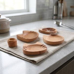 Assiettes en bois de bambou compostables et sûres pour les aliments, en gros, pour enfants, en forme d'animaux mignons, assiettes en bois durables pour la restauration - Product Image 3