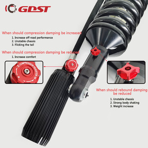 Ggst Kits de Suspension tout-terrain de haute qualité 4x4 mono tube amortisseur réglable pour assemblage de levage Mitsubishi Pajero V73 - Product Image 3
