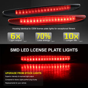 Luz LED de freno de montaje alto, para <span class=keywords><strong>Mini</strong></span> <span class=keywords><strong>Cooper</strong></span> <span class=keywords><strong>R50</strong></span> R53, parada trasera de humo rojo, tercera, para 2002, 2003, 2004, 2005, <span class=keywords><strong>2006</strong></span> - Product Image 3