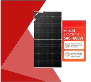 แผงโซลาร์เซลล์โมโนคริสตัลไลน์แบบฮาล์ฟคัท กำลังไฟ 580W-600W คุณภาพสูง พร้อมขั้วต่อ MC4 สำหรับติดตั้งบนหลังคาบ้านและใช้ในเชิงพาณิชย์ - Product Image 6