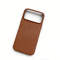 Étui de téléphone magnétique demi-enveloppant de luxe sur mesure, dernier modèle pour 15/16/17 Pro Max, finition satinée, protection contre les chutes