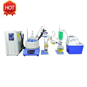 Lab Extractor Distilleerder 5l Korte Path Unit Moleculaire Essentiële Olie Destillatie Apparatuur