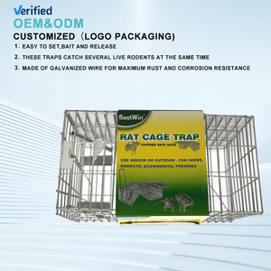 Cao nhạy cảm sống bắt mạ kẽm dây sắt liên tục kiểm soát động vật gặm nhấm Chuột bẫy lồng - Product Image 2