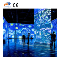 Réalité Augmentée 6500lm Hologramme Projecteur Interactif Art System Magic Mobile Mur Rez-de-chaussée Jeux de Projection Immersive