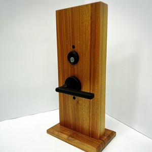 Juego de Cilindros para Manija de Puerta Negra, Diseño Minimalista con Orificio Oculto para Llave, para Cerradura de Embutir en Habitaciones de Hoteles de Lujo - Product Image 3