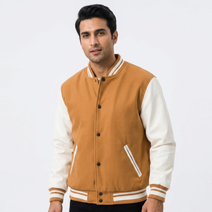 Chaqueta Varsity de Invierno para Hombre, la Más Vendida, Lona de Primera Calidad, Nuevo Diseño Moderno, Estilo Urbano, Tallas Grandes, Variedad de Precios - Product Image 1