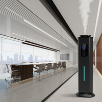 Grand diffuseur d'arômes d'huiles essentielles Humidificateur d'air à ultrasons à brume fraîche debout au sol pour la maison Salon Hôtel