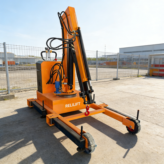Customizable Specification Heavy Duty 360 Degree Revolving Control System High Stability Easy Operation 2T Engine Electric Jib