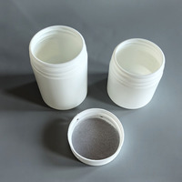 150ml 250ml HDPE Pot Tear Off Cap Protéine Poudre Conteneur Large Bouche Chewing-gum Capsule Vitamines Pharmaceutique Pilule Bouteille