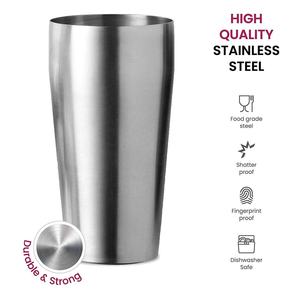 CAMOL FACTORY Acier inoxydable non pondéré Cocktail Boston Shaker Barware <span class=keywords><strong>Shakers</strong></span> Cocktail 20oz 25oz Barman Secouant Boîtes en métal - Product Image 3