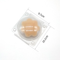 Pezoneras de Silicona al por Mayor, Forma de Pétalo, 6.5CM, Cubierta de Silicona para Pezones, para Trajes de Baño, Ropa de Playa, Sin Costuras