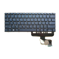 Clavier de remplacement pour ordinateur portable rétroéclairé américain pour HP Elite Dragonfly G2 MAX 13.3 SN9181BL SG-99100-2VA bleu
