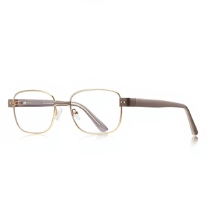 3178 Nouvelles Lunettes Anti-Lumière Bleue pour <span class=keywords><strong>Femme</strong></span>, Monture Métallique Fine, Motif Géométrique de Luxe, Verres PC, pour Ordinateur et <span class=keywords><strong>Maquillage</strong></span>, Transfrontalier - Product Image 5