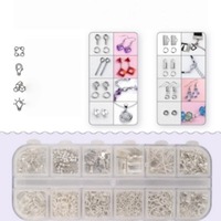 Kit d'outils de fabrication de bijoux : Pince coupante, Pince à sertir, Pince à épiler, Ensemble de calibres, Boîte à outils portable pour bracelets