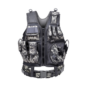 Gilet tactique en nylon, taille unique, avec sangle de taille, pour les aventures en plein air et le jeu CS - Product Image 2