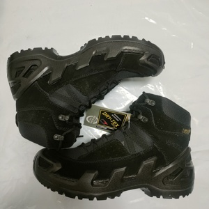 Botas Tácticas de Senderismo de Gamuza Negra Personalizables TSB07, Corte Medio, para Caza - Product Image 6