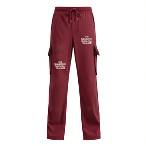 กางเกงคาร์โก้ J738 รุ่น Unisex ผ้าโพลีเอสเตอร์ 100% เอวยางยืด ระบายอากาศได้ดี เหมาะสำหรับเดินป่าและกิจกรรมกลางแจ้ง ทรงปกติ ใส่ได้ทุกฤดู สีพื้น - Product Image 1