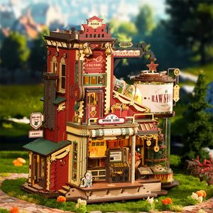 <span class=keywords><strong>Robotime</strong></span> <span class=keywords><strong>Rokr</strong></span>, Juguetes de Ensamblaje DIY, EAB01, Caja de Música Dream Gift Factory, Rompecabezas 3D de Madera, Regalos de Navidad para Niños - Product Image 5