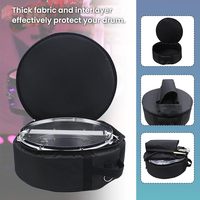 Échantillon gratuit, vente en gros, sac de batterie de snare gris, housses de batterie musicales, transport pour les musiciens, stockage à long terme, sac de batterie