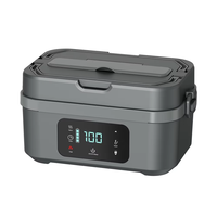 Boîte à lunch chauffante alimentée par USB avec doublure amovible en acier inoxydable