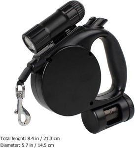 Manufacturer Customizable Cartoon Luxury Fashion <b>LED</b> <b>Light</b> Dog Retractable Leash 5m Automatic Portable Flash Nylon - Product Image 5