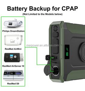 Super Capacity <b>Battery</b> <b>Backup</b> 60000mAh 48000mAh Outdoor Power Bank with 12V Cigar & USB-C PD 60W Output for Camping - Product Image 2