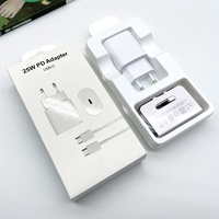 US EU UK Plug 25W Chargeur rapide pour Samsung Chargeur Adaptateur Oplader Type C Chargeur de téléphone Bloc de charge rapide Chargeur Ladegerat