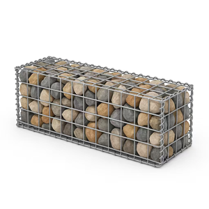 Cage en <span class=keywords><strong>gabion</strong></span> durable à assembler facilement, soudée en usine, pour <span class=keywords><strong>bordure</strong></span> de jardin, parterre de fleurs - Product Image 2